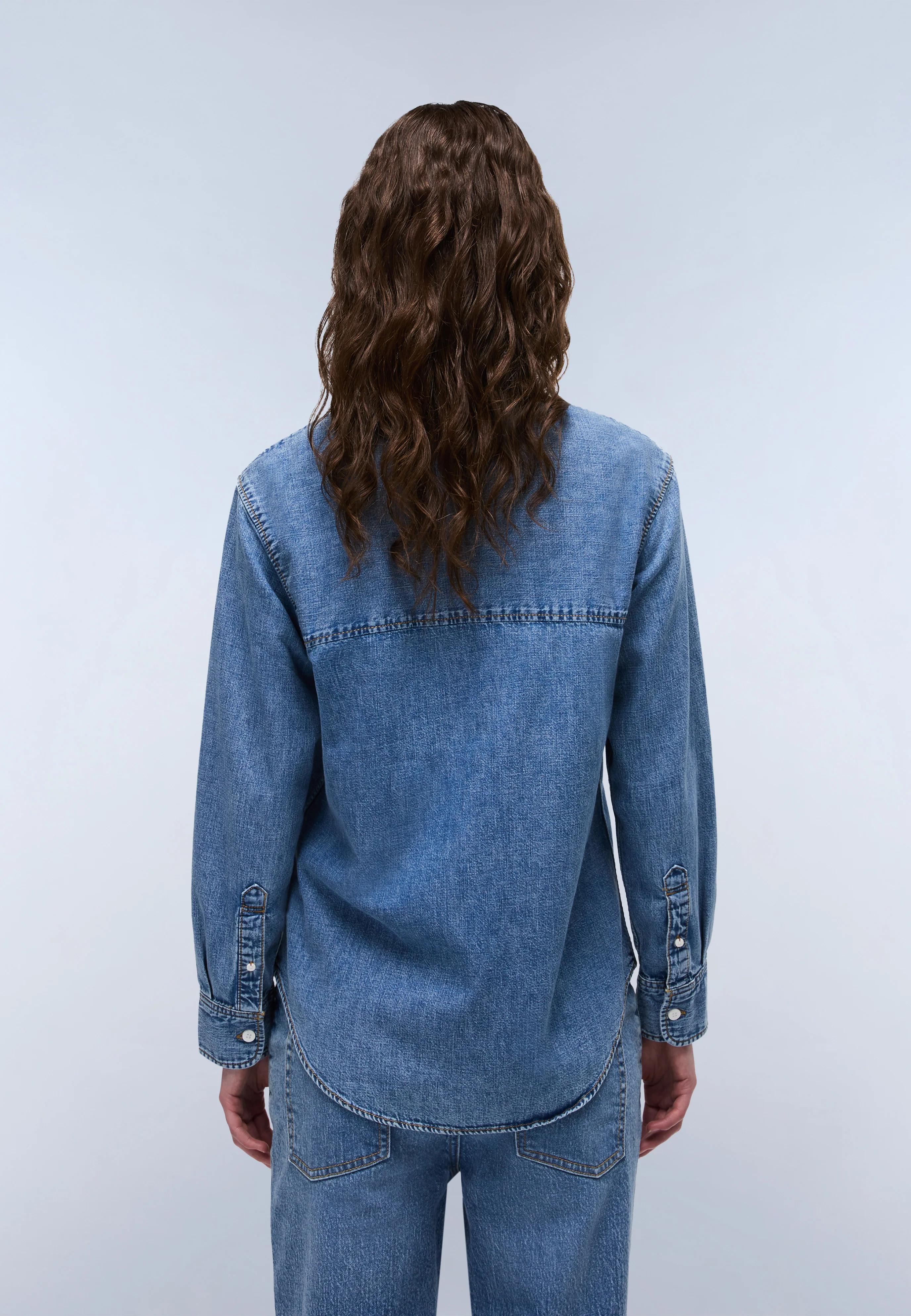 Cimonde Denim Langarmhemd