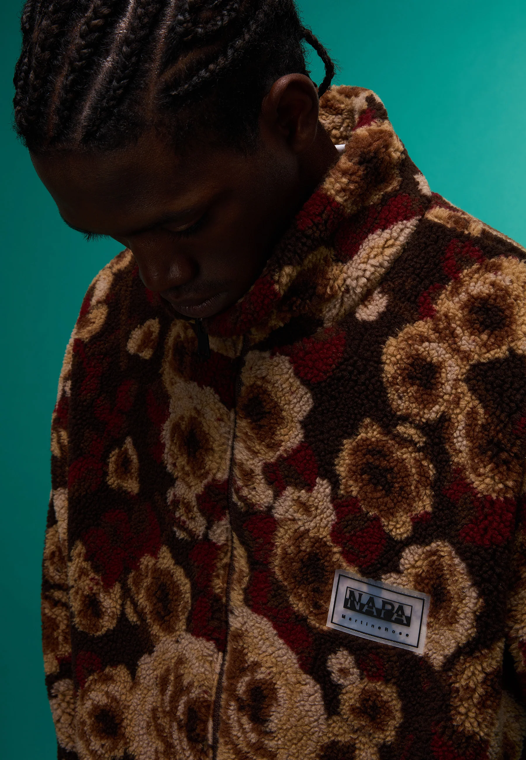 Emin Jacquard Full-Zip-Fleece